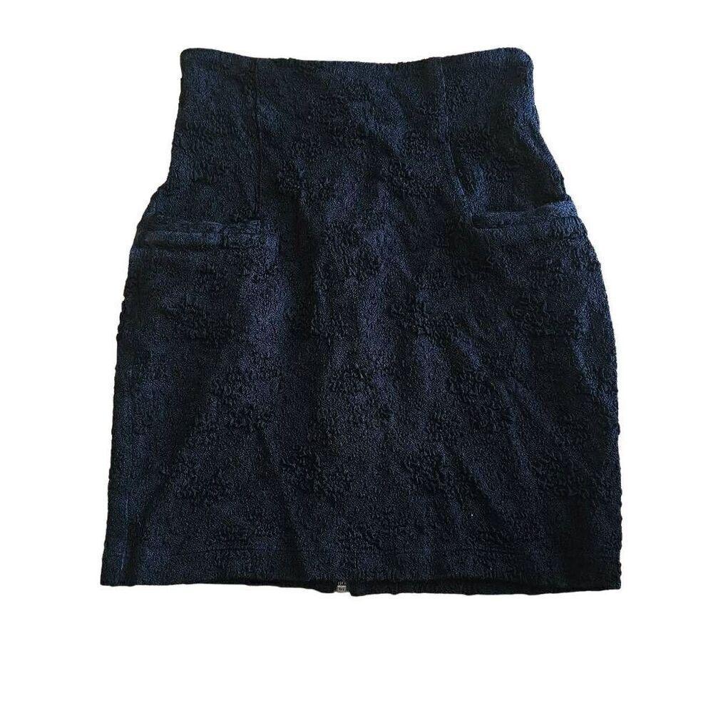 Opening ceremony womens Sz S black pencil mini skirt zip back